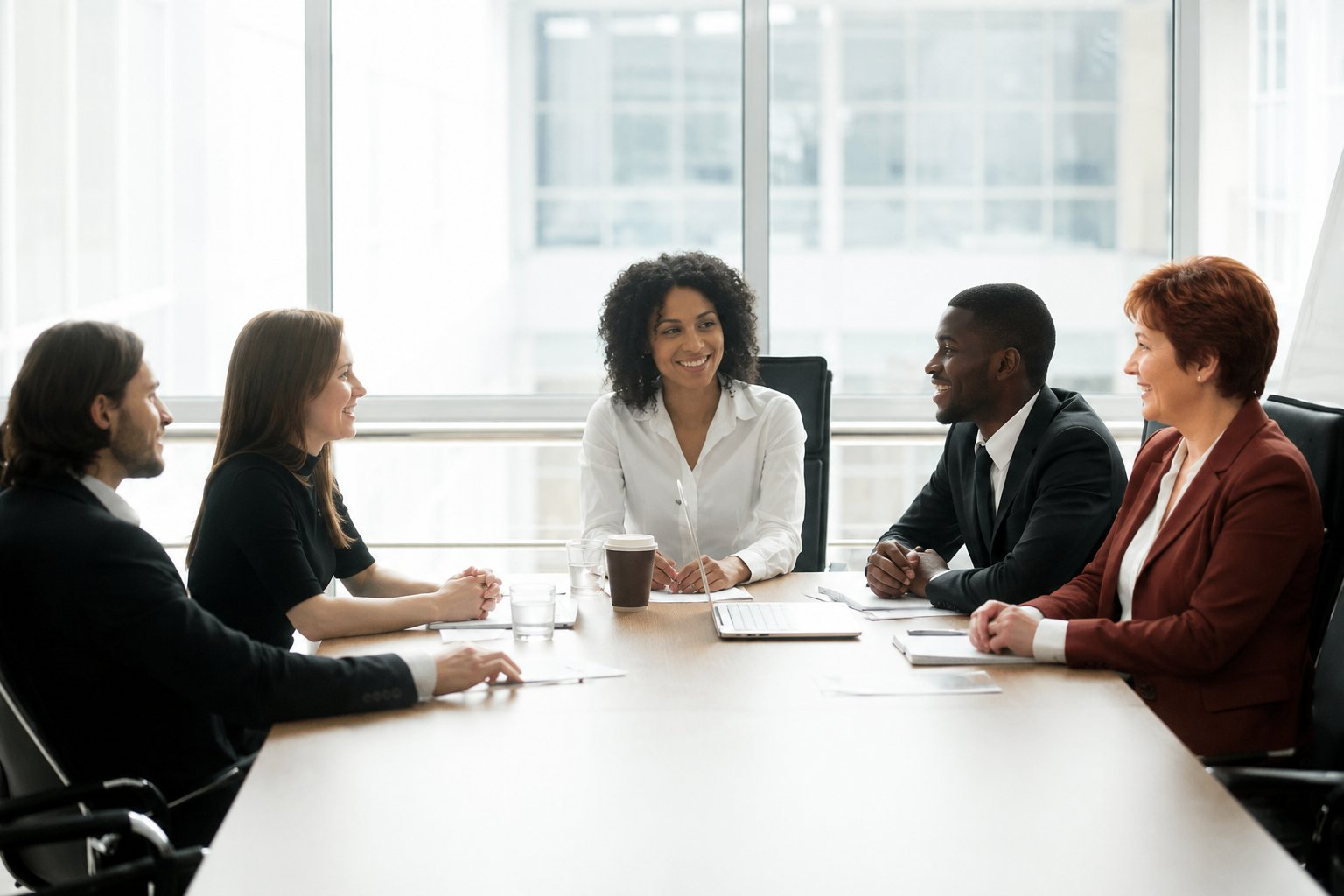 Business professionals reaching agreement through civil mediation in Texas