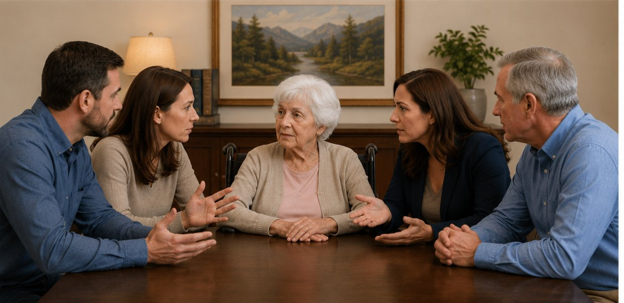 Family members in conflict over elder care decisions Texas — mediation helps resolve disagreements