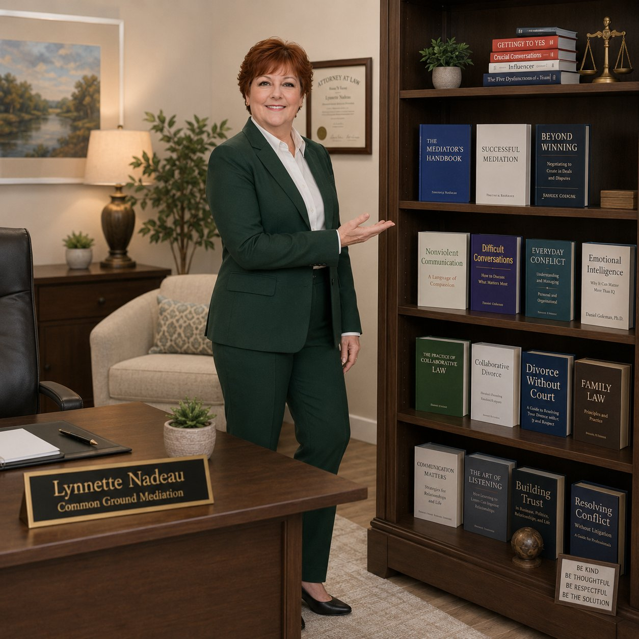 Lynnette Nadeau, TMCA Credentialed Mediator — Common Ground Mediation Dallas Fort Worth Texas